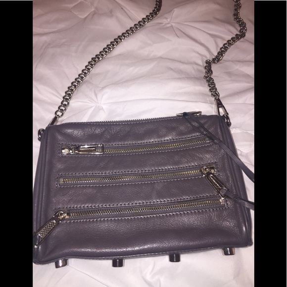 Rebecca Minkoff Moto 3-Zip Leather Crossbody - Picture 4 of 6